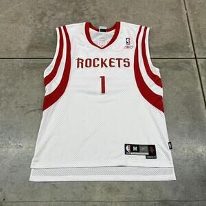 vintage houston rockets tracy mcgrady reebok basketball jersey size medium